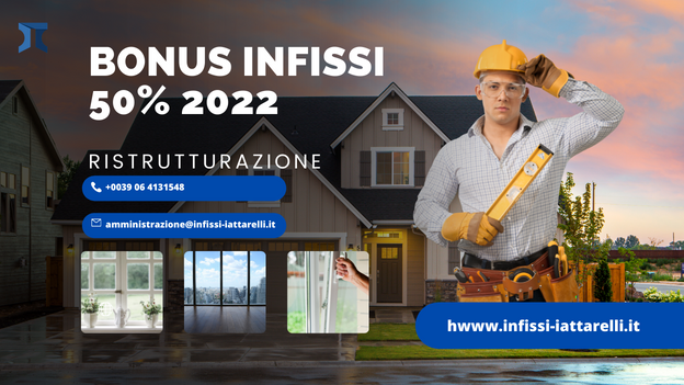 Bonus Ristrutturazione Infissi 50% 2022